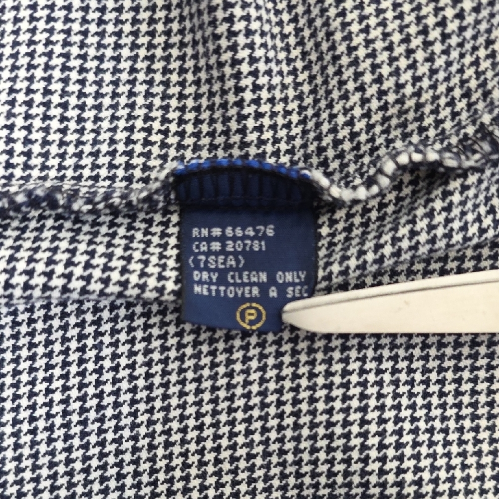 Tommy Hilfiger Vintage Shift Dress – Size 10–Mini Houndstooth Pattern- Hong kong - Picture 5 of 8